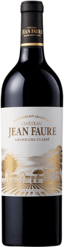 55,95 € 送料無料 | 赤ワイン Château Jean Faure A.O.C. Saint-Émilion Grand Cru Aquitania フランス Merlot, Cabernet Franc, Malbec ボトル 75 cl