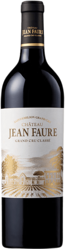 57,95 € Free Shipping | Red Wine Château Jean Faure Grand Cru A.O.C. Saint-Émilion Aquitania France Merlot, Cabernet Franc, Malbec Eco — Organic 75 cl