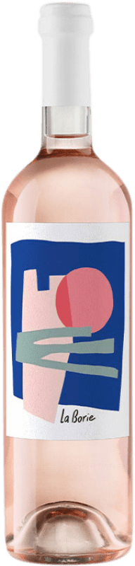 11,95 € Envío gratis | Vino rosado Château La Borie Méditerranée Rosé Provence Francia Syrah, Garnacha Botella 75 cl