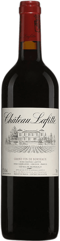 25,95 € Бесплатная доставка | Красное вино Château Lafitte A.O.C. Côtes de Bordeaux Бордо Франция Merlot, Cabernet Sauvignon бутылка 75 cl
