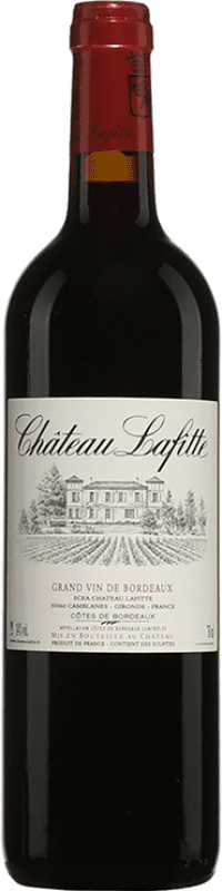 25,95 € Envio grátis | Vinho tinto Château Lafitte A.O.C. Côtes de Bordeaux Bordeaux França Merlot, Cabernet Sauvignon Garrafa 75 cl