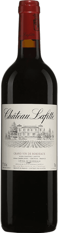 26,95 € 免费送货 | 红酒 Château Lafitte A.O.C. Côtes de Bordeaux 波尔多 法国 Merlot, Cabernet Sauvignon 瓶子 75 cl