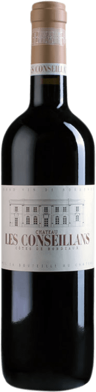 53,95 € Бесплатная доставка | Красное вино Château Les Conseillans A.O.C. Cadillac Aquitania Франция Merlot, Cabernet Sauvignon, Cabernet Franc, Malbec бутылка Магнум 1,5 L