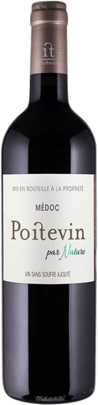 11,95 € Envio grátis | Vinho tinto Château Poitevin Par Nature A.O.C. Médoc Aquitania França Merlot, Cabernet Sauvignon Garrafa 75 cl