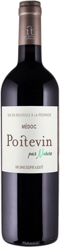 11,95 € Envío gratis | Vino tinto Château Poitevin Par Nature A.O.C. Médoc Aquitania Francia Merlot, Cabernet Sauvignon Botella 75 cl