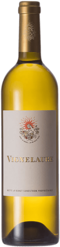 29,95 € Spedizione Gratuita | Vino bianco Château Vignelaure Méditerranée Blanc Provenza Francia Roussanne, Sauvignon Bianca Bottiglia 75 cl