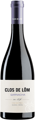16,95 € Envío gratis | Vino tinto Clos de Lôm D.O. Valencia Comunidad Valenciana España Garnacha Botella 75 cl