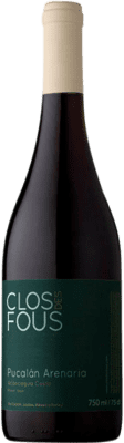 48,95 € 免费送货 | 红酒 Clos des Fous Pucalán Arenaria I.G. Valle del Aconcagua 阿空加瓜谷 智利 Pinot Black 瓶子 75 cl