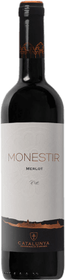 42,95 € Бесплатная доставка | Красное вино Coastal Monestir D.O. Catalunya Каталония Испания Merlot бутылка 75 cl
