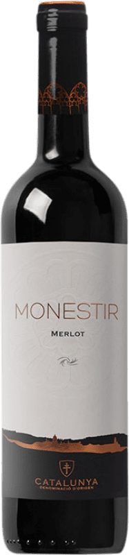 44,95 € Kostenloser Versand | Rotwein Coastal Monestir D.O. Catalunya Katalonien Spanien Merlot Flasche 75 cl