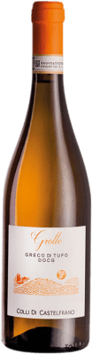 16,95 € Spedizione Gratuita | Vino Bianco Colli di Castelfranci Grotte D.O.C.G. Greco di Tufo  Campania Italia Greco 75 cl