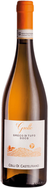 19,95 € Spedizione Gratuita | Vino bianco Colli di Castelfranci Grotte D.O.C.G. Greco di Tufo  Campania Italia Greco Bottiglia 75 cl