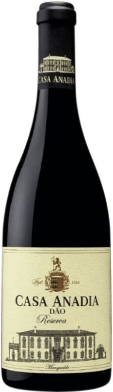 24,95 € Envío gratis | Vino tinto Conde de Anadia Casa Anadia Reserva I.G. Dão Dão Portugal Touriga Nacional, Alfrocheiro, Jaén Botella 75 cl