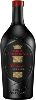 9,95 € Бесплатная доставка | Сладкое вино Conte Vistarino Costiolo Sangue di Giuda I.G.T. Lombardia Ломбардии Италия Barbera, Croatina, Rara бутылка 75 cl