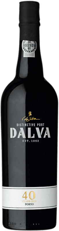 137,95 € Kostenloser Versand | Verstärkter Wein Dalva Tawny I.G. Porto Porto Portugal Touriga Franca, Touriga Nacional, Tinta Roriz, Tinta Cão, Tinta Barroca 40 Jahre Flasche 75 cl