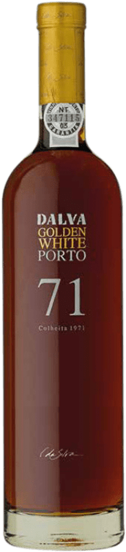 289,95 € Envío gratis | Vino generoso Dalva Colheita Golden White 1971 I.G. Porto Oporto Portugal Malvasía, Verdejo, Viosinho, Donzelinho Botella Medium 50 cl