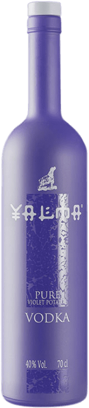 36,95 € Envio grátis | Vodka Yalma Espanha 70 cl Potato — Batata, Violet — Violeta
