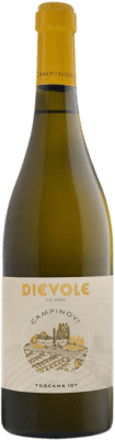 31,95 € 免费送货 | 白酒 Dievole Campinovi Bianco I.G.T. Toscana 托斯卡纳 意大利 Trebbiano 瓶子 75 cl