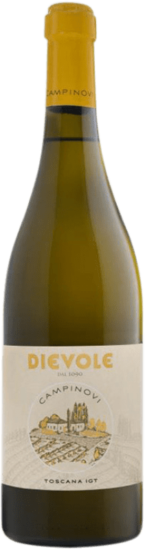 29,95 € Kostenloser Versand | Weißwein Dievole Campinovi Bianco I.G.T. Toscana Toskana Italien Trebbiano Flasche 75 cl