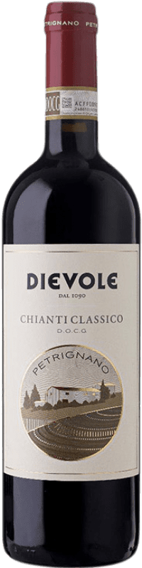 27,95 € 送料無料 | 赤ワイン Dievole Petrignano D.O.C.G. Chianti トスカーナ イタリア Sangiovese ボトル 75 cl