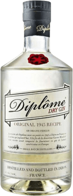 46,95 € Spedizione Gratuita | Gin Diplôme Gin Dry Francia Bottiglia 70 cl