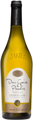 19,95 € Free Shipping | White Wine Domaine Baud Deux Grains de Paradis Traditional, Cuvée Crianza — Aged A.O.C. Côtes du Jura Jura France Chardonnay, Savagnin 75 cl