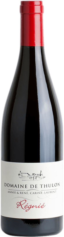 17,95 € Envio grátis | Vinho tinto Domaine de Thulon Rouge A.O.C. Régnié Auvernia França Gamay Garrafa 75 cl