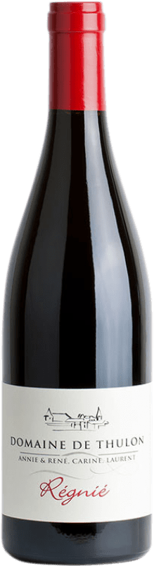 16,95 € Envio grátis | Vinho tinto Thulon Rouge A.O.C. Régnié Auvernia França Gamay Garrafa 75 cl