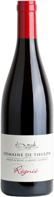 17,95 € Spedizione Gratuita | Vino rosso Domaine de Thulon Rouge A.O.C. Régnié Auvernia Francia Gamay Bottiglia 75 cl