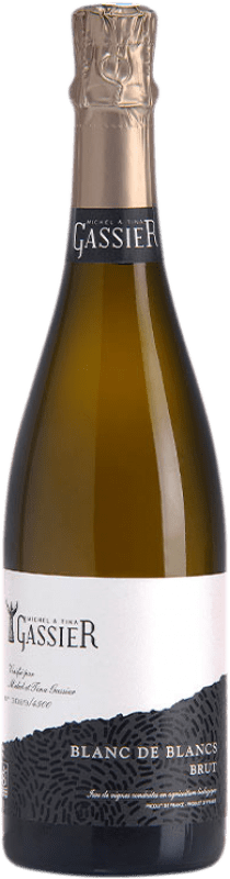 15,95 € 免费送货 | 白起泡酒 Gassier Michel & Tina Blanc de Blancs 香槟 法国 Grenache White 瓶子 75 cl