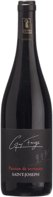 34,95 € Бесплатная доставка | Красное вино Guy Farge Passion de Terrasses A.O.C. Saint-Joseph Франция Syrah бутылка 75 cl