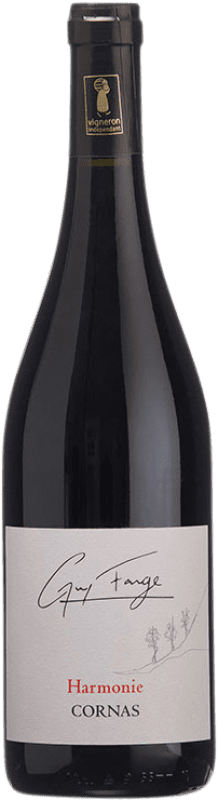 37,95 € Spedizione Gratuita | Vino rosso Guy Farge Harmonie A.O.C. Cornas Francia Syrah Bottiglia 75 cl
