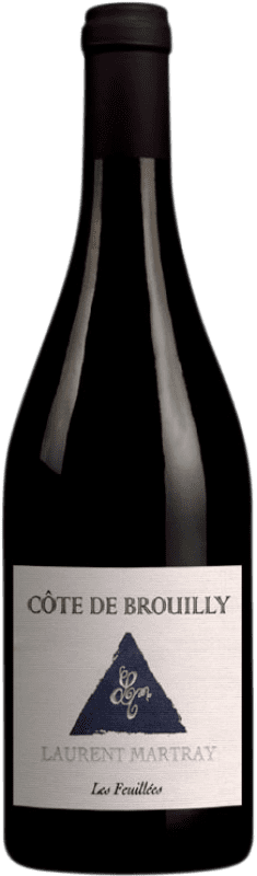 18,95 € Бесплатная доставка | Красное вино Laurent Martray Les Feuillées A.O.C. Côte de Brouilly Beaujolais Франция Gamay бутылка 75 cl