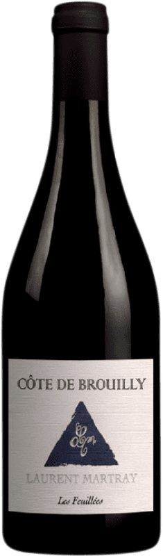 18,95 € Envio grátis | Vinho Tinto Laurent Martray Les Feuillées A.O.C. Côte de Brouilly Beaujolais França Gamay 75 cl