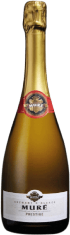 22,95 € 送料無料 | 白スパークリングワイン Domaine Muré Prestige A.O.C. Crémant d'Alsace アルザス フランス Pinot Black, Chardonnay, Riesling, Pinot Grey, Pinot White, Pinot Auxerrois ボトル 75 cl