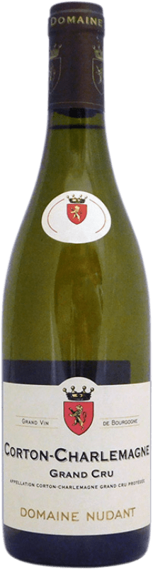 194,95 € Envio grátis | Vinho branco Domaine Nudant A.O.C. Corton-Charlemagne Borgonha França Chardonnay Garrafa 75 cl