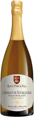 17,95 € Envio grátis | Espumante branco Roux Crémant Extra Brut A.O.C. Bourgogne Borgonha França Chardonnay Garrafa 75 cl