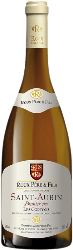 46,95 € Kostenloser Versand | Weißwein Roux 1er Cru Les Cortons Alterung A.O.C. Saint-Aubin Burgund Frankreich Chardonnay Flasche 75 cl