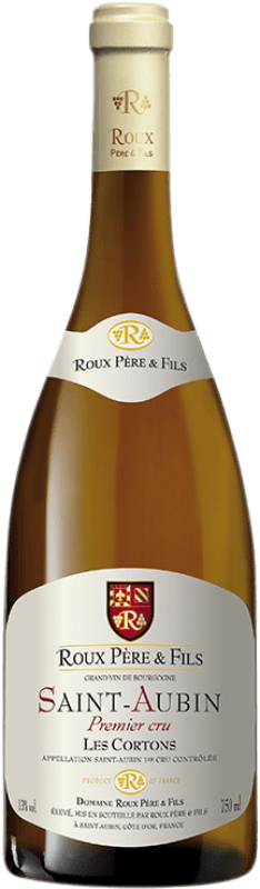 46,95 € 免费送货 | 白酒 Roux Premier Cru Les Cortons 岁 A.O.C. Saint-Aubin 勃艮第 法国 Chardonnay 瓶子 75 cl