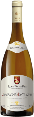 55,95 € Envio grátis | Vinho branco Roux Crianza A.O.C. Chassagne-Montrachet Borgonha França Chardonnay Garrafa 75 cl