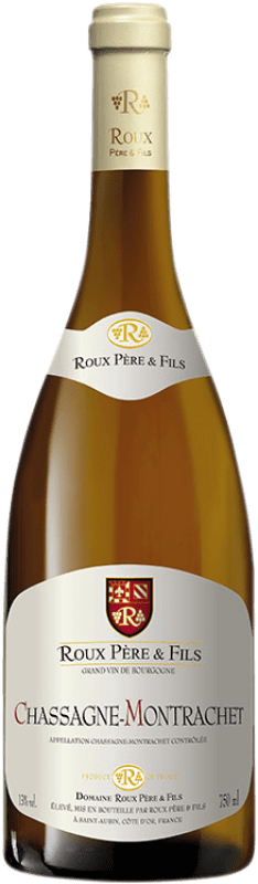 57,95 € 免费送货 | 白酒 Domaine Roux 岁 A.O.C. Chassagne-Montrachet 勃艮第 法国 Chardonnay 瓶子 75 cl