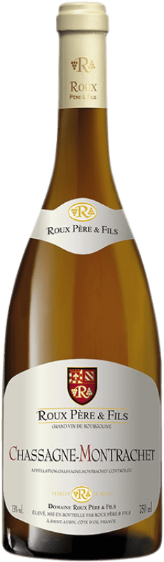 55,95 € Envío gratis | Vino blanco Roux Crianza A.O.C. Chassagne-Montrachet Borgoña Francia Chardonnay Botella 75 cl