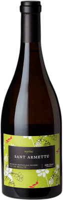 65,95 € Spedizione Gratuita | Vino bianco Sant Armettu Myrtus Blanc Vin de Pays de l'Île de Beauté Crianza Francia Vermentino Bottiglia 75 cl