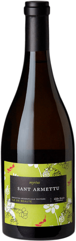 65,95 € Бесплатная доставка | Белое вино Sant Armettu Myrtus Blanc Vin de Pays de l'Île de Beauté старения Франция Vermentino бутылка 75 cl