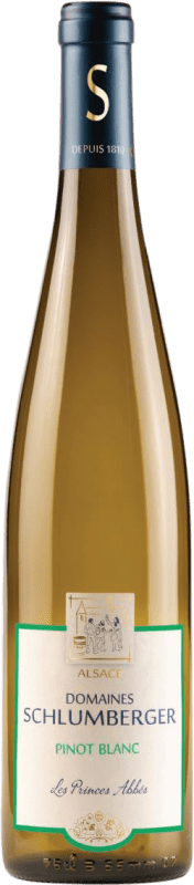 22,95 € 免费送货 | 白酒 Schlumberger Les Princes Abbés A.O.C. Alsace 阿尔萨斯 法国 Pinot White 瓶子 75 cl