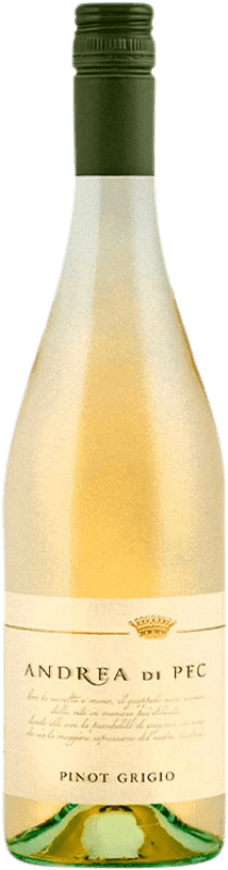 9,95 € Spedizione Gratuita | Vino bianco Eugenio Collavini Andrea I.G.T. Friuli-Venezia Giulia Friuli-Venezia Giulia Italia Pinot Grigio Bottiglia 75 cl