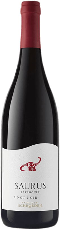 23,95 € Kostenloser Versand | Rotwein Schroeder Saurus I.G. Patagonia Patagonia Argentinien Spätburgunder Flasche 75 cl