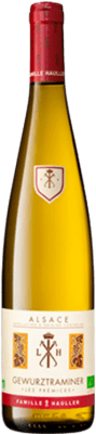 15,95 € Envio grátis | Vinho branco Hauller Les Prémices A.O.C. Alsace Alsácia França Gewürztraminer Garrafa 75 cl