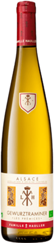 16,95 € Envio grátis | Vinho branco Hauller Les Prémices A.O.C. Alsace Alsácia França Gewürztraminer Garrafa 75 cl