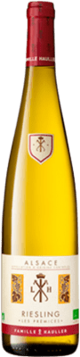 13,95 € Envio grátis | Vinho Branco Hauller Les Prémices A.O.C. Alsace Alsácia França Riesling 75 cl